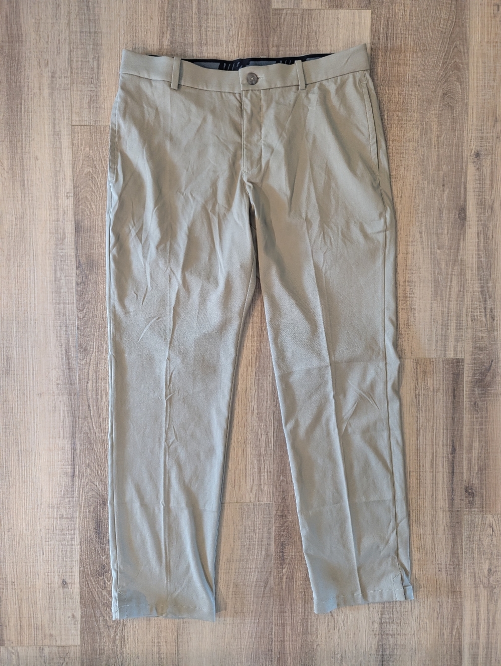 Nike Dri-FIT Golf Pants Mens 34x30 Khaki Beige Standard Fit Stretch